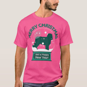 T-shirt Joyeux Noël Joyeux Nouvel An Balle de Neige Newfyp