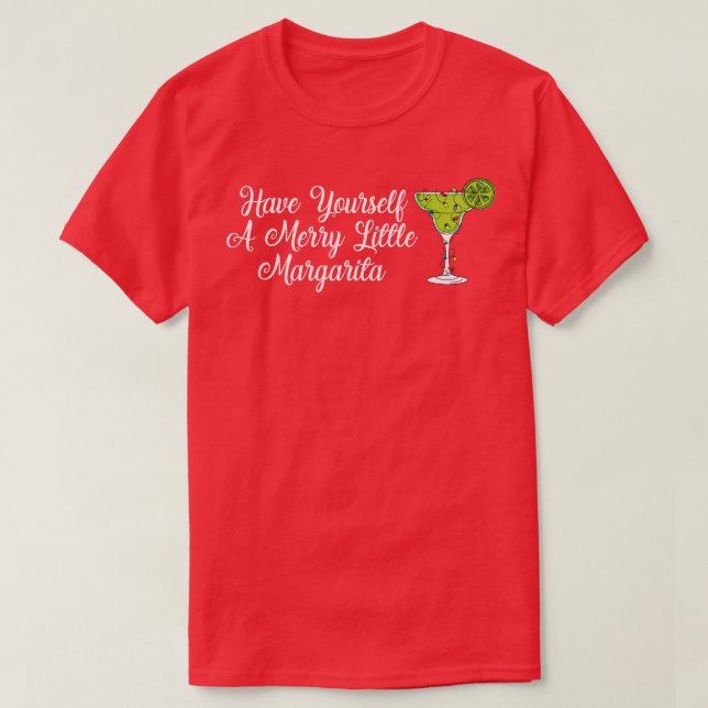 T-shirt Joyeux Noël margarita (Design devant)