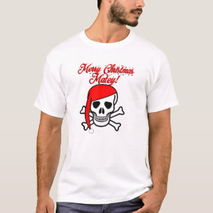 T-shirt Joyeux Noël, matelot ! Pirate Santa.