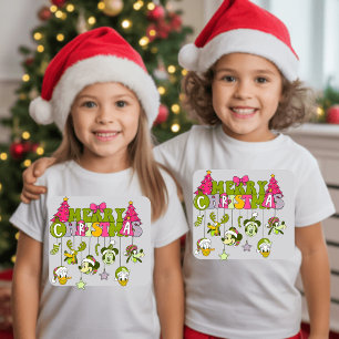 T-Shirt Joyeux Noël Mickey Mouse et ses Amis