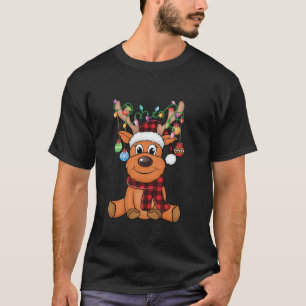 T-shirt Joyeux Noël mignon Reindeer Xmas Famille Correspon