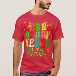 T-shirt Joyeux Noël mignonne pain d'épices Noël