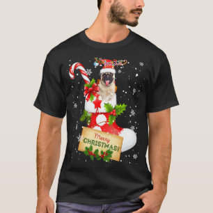 T-shirt Joyeux Noël Noël Lumières Père Noël Reindeer Carli