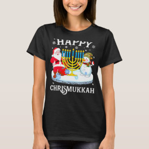T-shirt Joyeux Noël Noël Noël Hanoukka Bijoux de Noël