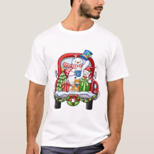 T-shirt Joyeux Noël Noël Noël Noel Père Noël Snowman T-shi