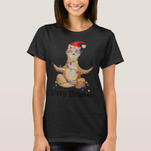 T-shirt Joyeux Noël Noël Santa Hat tendance Ho d'hiver