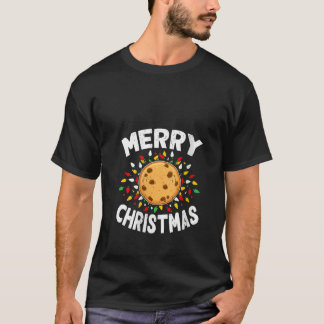 T-shirt Joyeux Noël Nourriture Amoureux Chocolat Chip Cook
