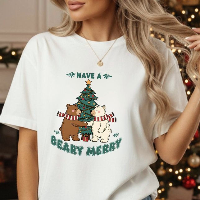 T-shirt Joyeux Noël ourson (Créateur téléchargé)