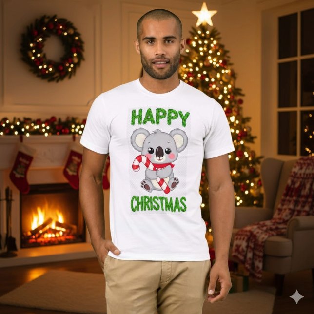 T-shirt Joyeux Noël Ourson Koala Mignon (Créateur téléchargé)