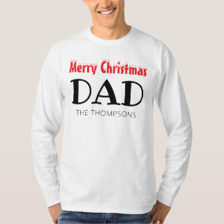 T-shirt Joyeux Noël papa famille