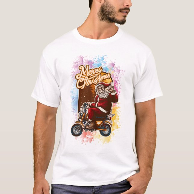 T-shirt Joyeux Noël Père Noël (Devant)