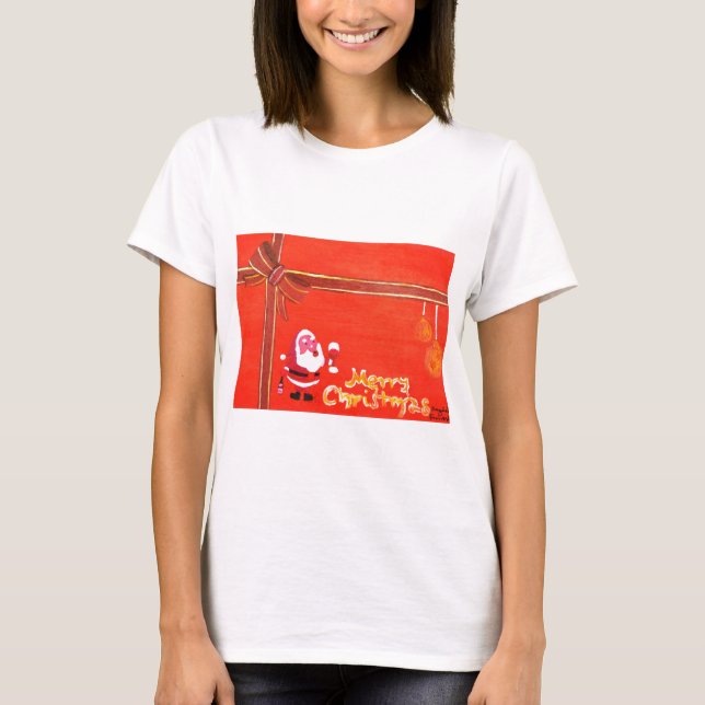 T-shirt Joyeux Noël Père Noël (Devant)