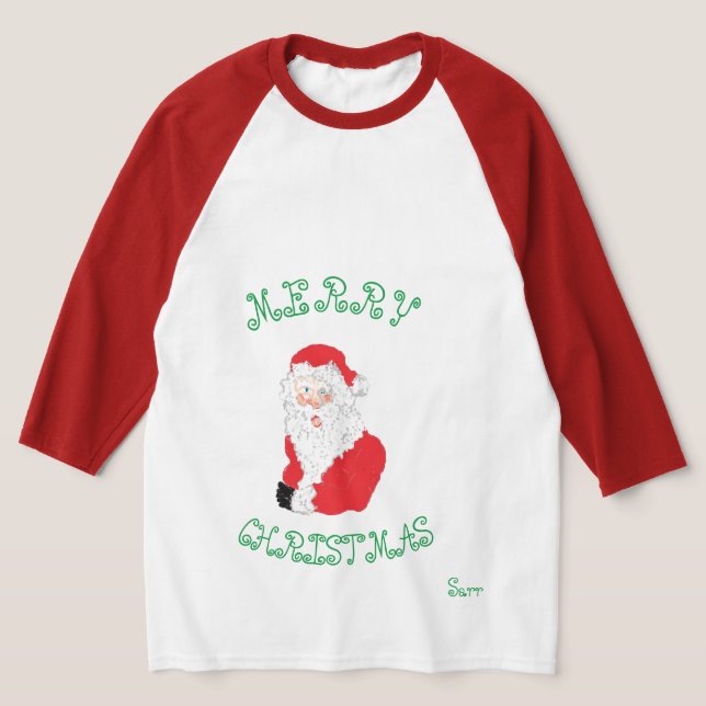 T-shirt Joyeux Noël Père Noël (Poser)
