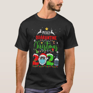 T-shirt Joyeux Noël Père Noël 2021 Masque famille Pyjamas