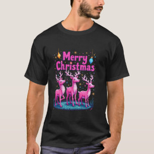 T-shirt Joyeux Noël Père Noël Chapeau Claus Animal Noël