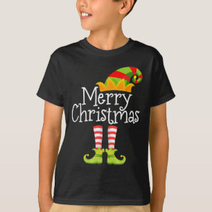 T-shirt Joyeux Noël Père Noël Elf Squad Reindeer Funny Xma