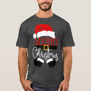 T-shirt Joyeux Noël Père Noël Lumière Noël Famille
