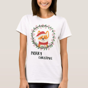 T-shirt Joyeux Noël Père Noël Puppy