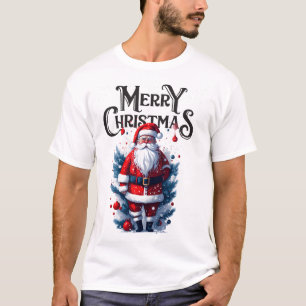 T-shirt Joyeux Noël Père Noël Pyjama