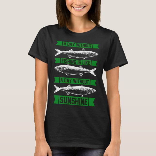 T-shirt Joyeux Noël Poisson Couronne Cadeaux (Devant)