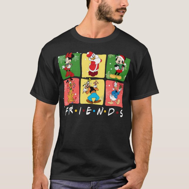 T-shirt Joyeux Noël pour les amis (Devant)