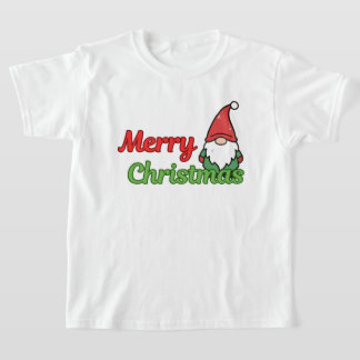 T-shirt "Joyeux Noël" pour les vacances des enfants 