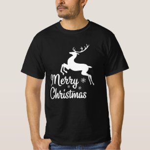 T-shirt Joyeux Noël Reindeer Joyeux Joyeux Joyeux Noël Rei