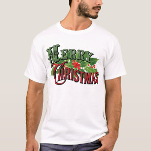T-shirt Joyeux Noël rouge et vert