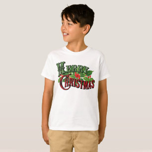 T-shirt Joyeux Noël rouge et vert