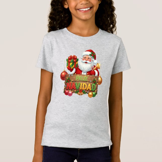 T-Shirt Joyeux Noël Santa Christmas (Devant)