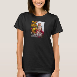 T-shirt Joyeux Noël Simple Photo personnalisée