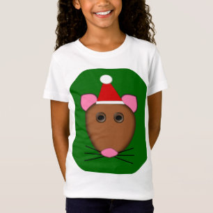 T-Shirt Joyeux Noël Souris T Chemise pour enfants