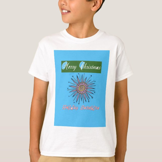 T-shirt Joyeux Noël Sunshine (Devant)