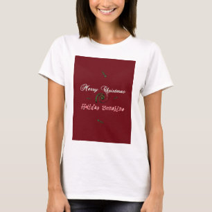 T-shirt Joyeux Noël Sunshine Rouge