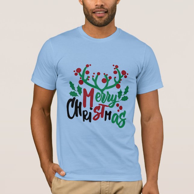 T-shirt Joyeux Noël T, chemise (Devant)