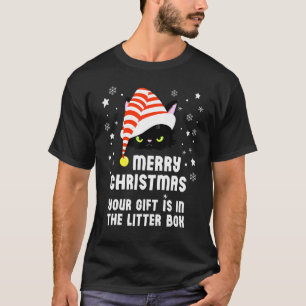 T-shirt Joyeux Noël Top Votre Cadeau est dans la Boîte à L