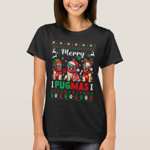 T-shirt Joyeux Noël Trois Carlins Père Noël Chandail color