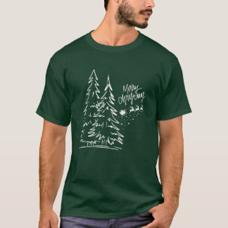 T-Shirt : Joyeux Noël (vert)