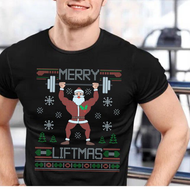 T-shirt Joyeux Noël Vilain Gymnase de Noël (Créateur téléchargé)