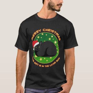 T-shirt Joyeux Noël Votre Cadeau Est Dans La Boîte À Litte