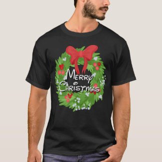 T-shirt Joyeux Noël Wreath Maison De Souris Style