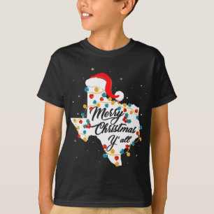 T-shirt Joyeux Noël YAll Texas State Texan Holiday