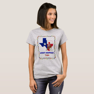 T-shirt Joyeux Noël Y'All Texas Style