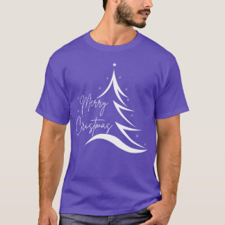 T-shirt Joyeux NoëlAmis de conception d'arbre de Noël
