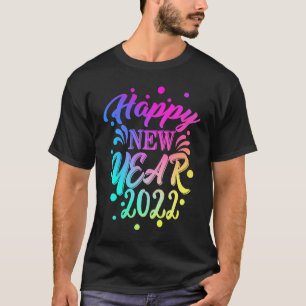 T-shirt Joyeux Nouvel An 2022 Nouvel An Eve Confetti Poppi