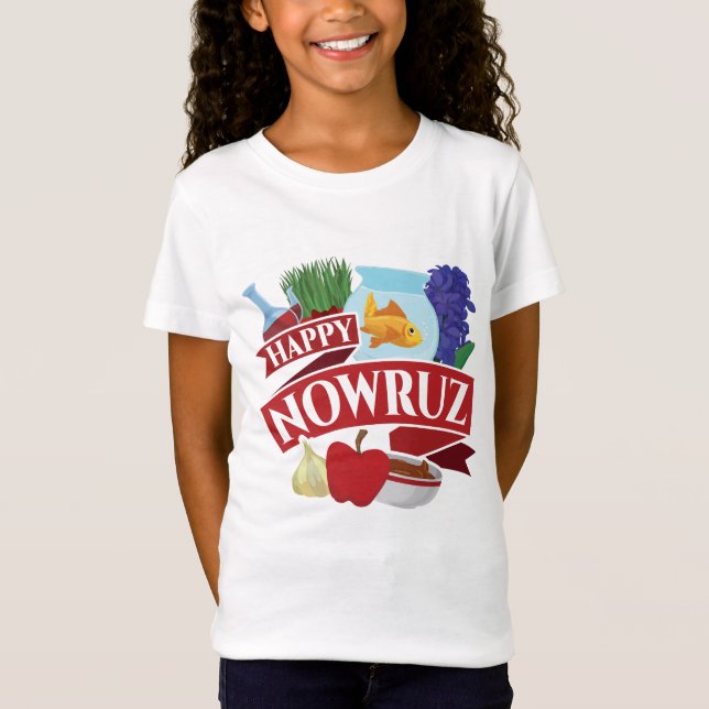 T-Shirt Joyeux Nowruz Nouvel An persan (Devant)