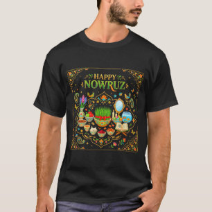 T-shirt Joyeux Nowruz pour les hommes et les femmes de la 