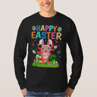 T-shirt Joyeux oeuf de lapin de Pâques Funny Axolotl diman