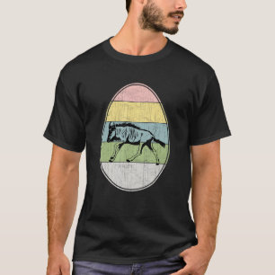 T-shirt Joyeux Oeuf de Pâques Wildebeest Graphique Pâques 