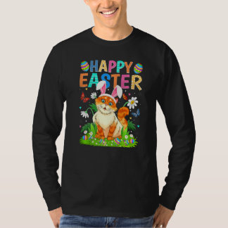 T-shirt Joyeux oeuf lapin de Pâques Funny Chat dimanche de